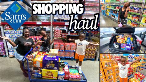 MASSIVE SAMS CLUB SHOPPING HAUL SHOPPING VLOG SUMMER SNACKS 2024