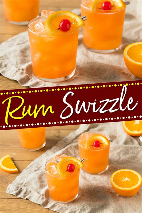 Rum Swizzle Cocktail Recipe Insanely Good