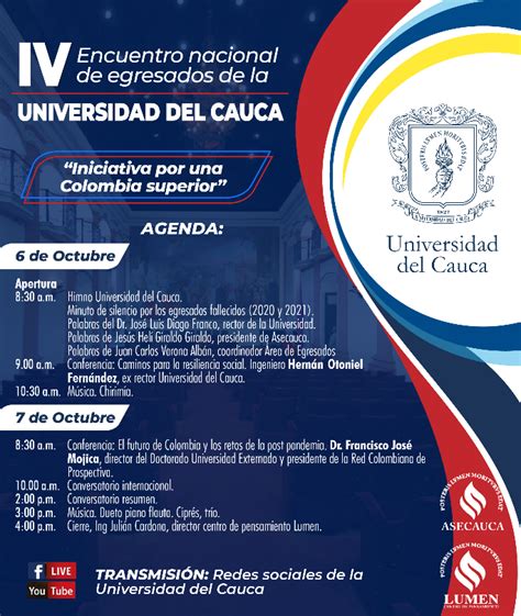 Iv Encuentro Nacional De Egresados Universidad Del Cauca Iniciativa