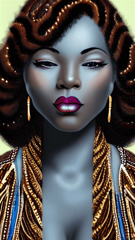 Beautiful African American Woman Vintage Harlem Renaissance · Creative Fabrica