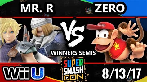 Smash Con 2017 Smash 4 BC Mr R Cloud Sheik Vs TSM Zero