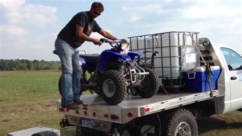 Four Wheeler Unloading Fail Youtube