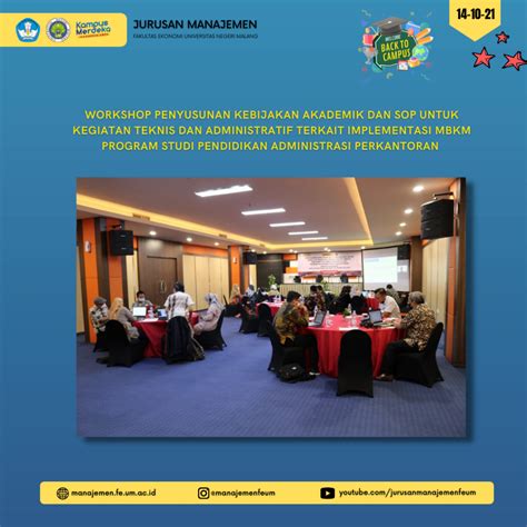 Workshop Penyusunan Kebijakan Akademik Dan Sop Untuk Kegiatan Teknis