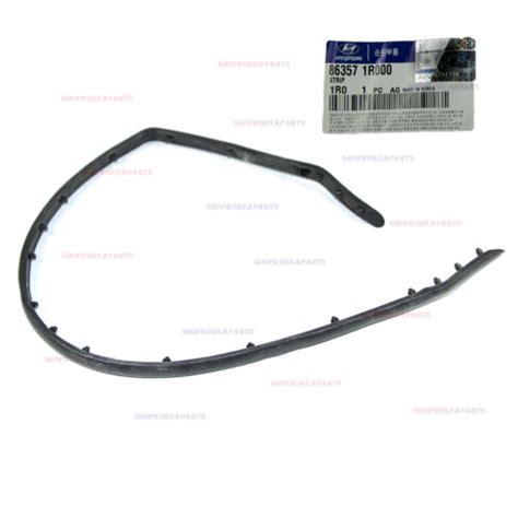 Genuine Front Bumper Hood Seal Strip ⭐OEM⭐ Hyundai Accent 2012-2017 ...