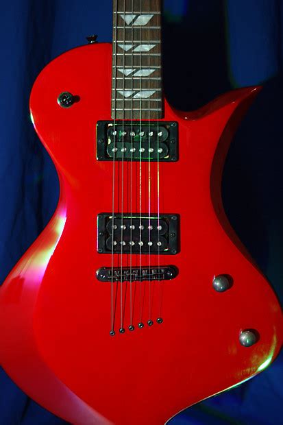 Fernandes Ravelle X Electric Guitar In Metallic Red Reverb