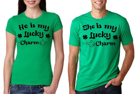 Saint Patricks Day Green T-shirts St. Patrick's Day Couple | Etsy