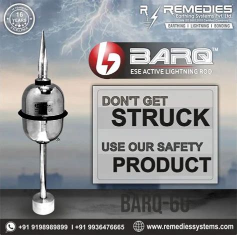 BARQ ESE Active Lightning Rod 60 Maximum Operating Voltage 7 V