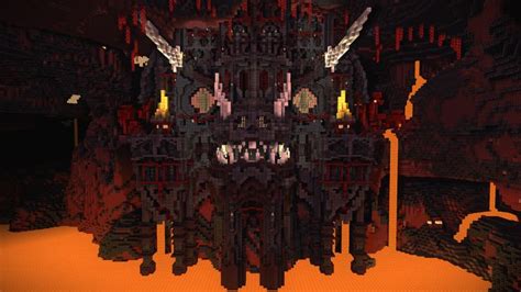 I redesigned a Bastion Remnant into this Megabuild | Minecraft, Minecraft architecture ...