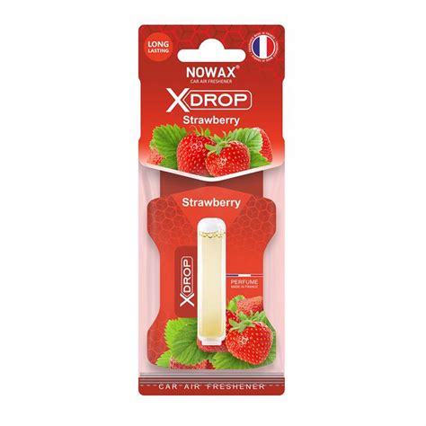 ᐉ Ароматизатор целлюлозный с капсулой Nowax серия X Drop Strawberry 25 ...