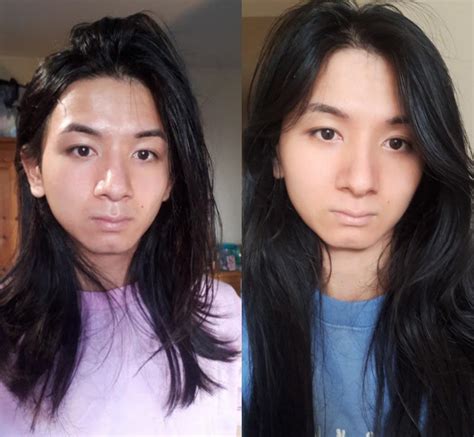 Left No Makeup Day 1 Of Hrt Right No Makeup Day 330 Of Hrt R