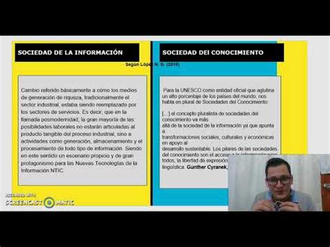 Diferencias Entre Sociedad De La Informaci N Y La Sociedad Del