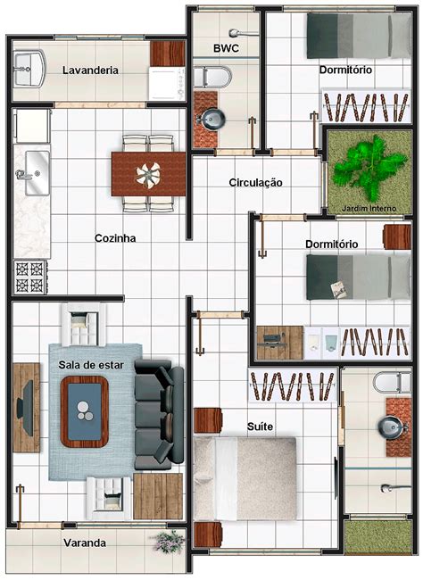 35 Modelos De Planta Baixa Minha Casa Minha Vida 2019