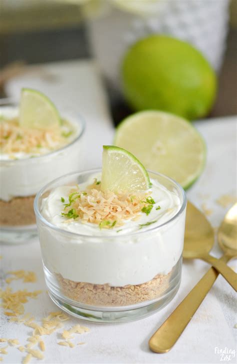 No Bake Key Lime Cheesecake Cups Finding Zest