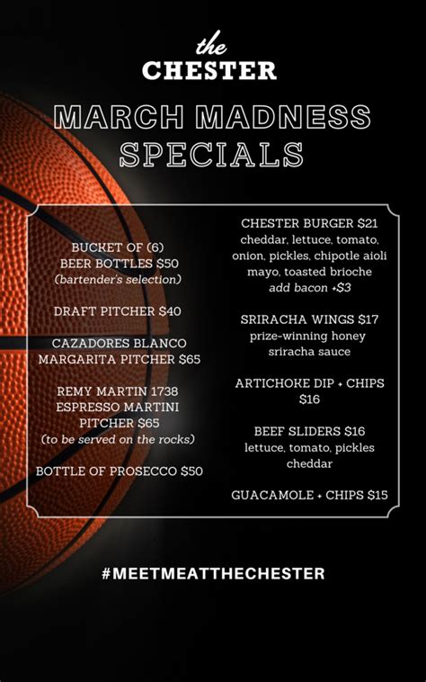 March Madness At The Chester