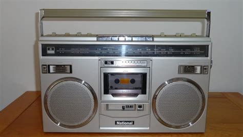 National Rx 5100 Stereo Radio Cassette Recorder Old Boomboxes