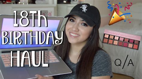 What I Got For My 18th Birthday Haul 2017 Youtube