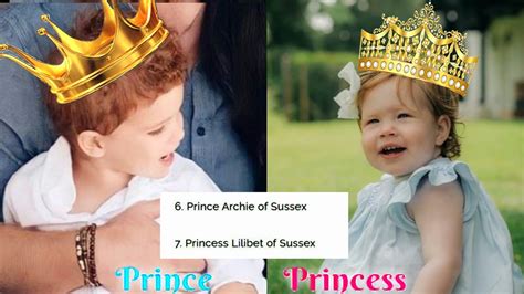 Harry and Meghan and Their Royal Highnesses Prince Archie and Princess ...