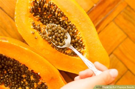 How to Eat Papaya Seeds: 12 Steps (with Pictures) - wikiHow