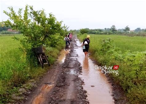 Lurah Sukodono Desak Pemerintah Bantu Perbaikan Jalan Dusun Gendingan