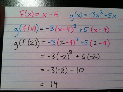 Composition Of A Function