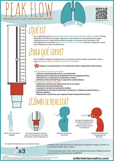 Peak Flow Auxiliar De Enfermeria Enfermeria Cosas De Enfermeria