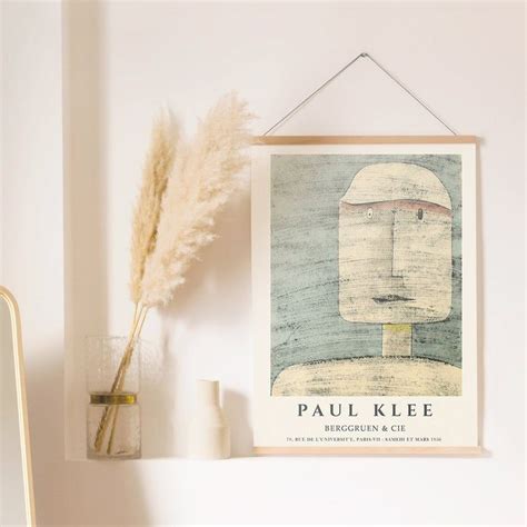 Paul Klee Poster Paul Klee Mask Print Berggruen En Cie Paul Etsy Art