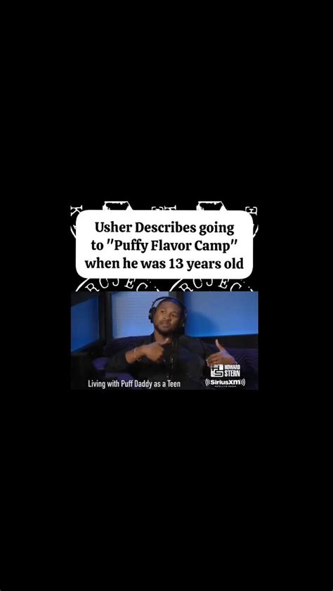 Usher Went To Puffy Flavor Camp At One News Page Video