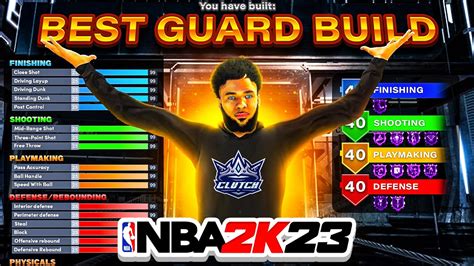 Best Game Breaking Guard Build In Nba 2k23 New 3pt Shot Creator Build In Nba2k23 Best Build