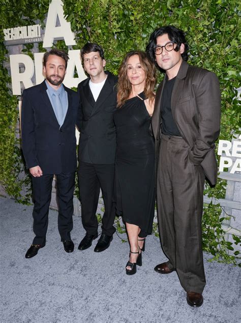 Kieran Culkin Jennifer Grey Jesse Eisenberg And Will Sharpe At A REAL