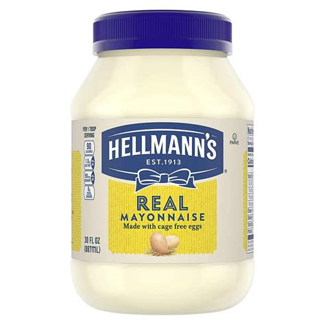 Hellmans Hellmann Mayo Real 30 Oz - Walmart.com - Walmart.com