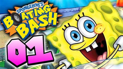 Spongebob S Boating Bash Wii Walkthrough Part Tutorial D Lesson