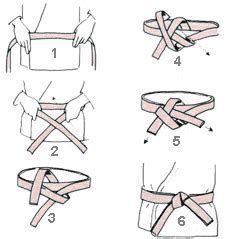 How To Tie A Taekwondo Belt // howtodira