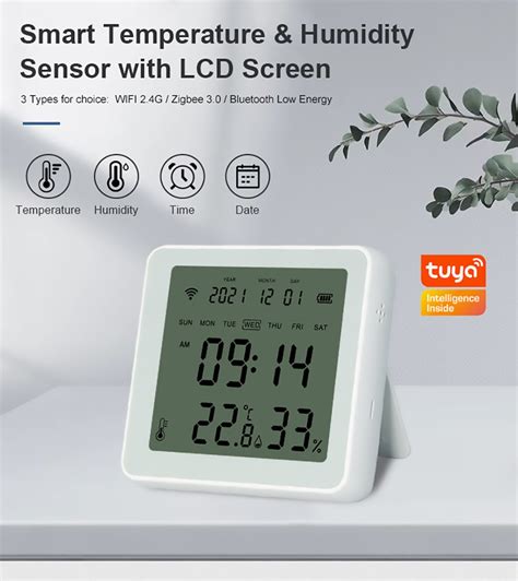 ZigBee Smart Temperature Humidity Sensor