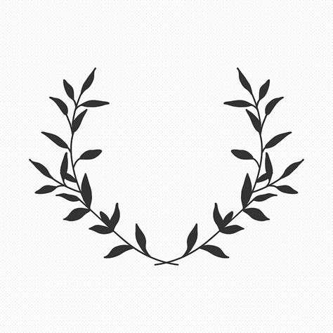 Laurel Wreath Svg Floral Wreath Svg Vector Files Flower Etsy