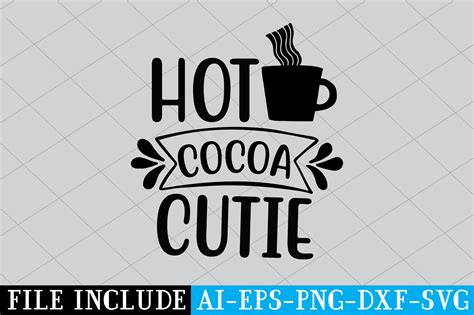 Hot Cocoa Cutie Graphic By Beautycrafts Creative Fabrica