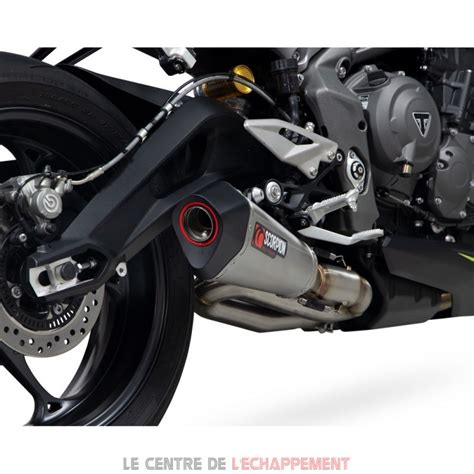 Silencieux Scorpion Serket Conique Triumph Street Triple S R Rs