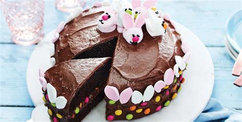 Chocolate Easter Bunny Cake