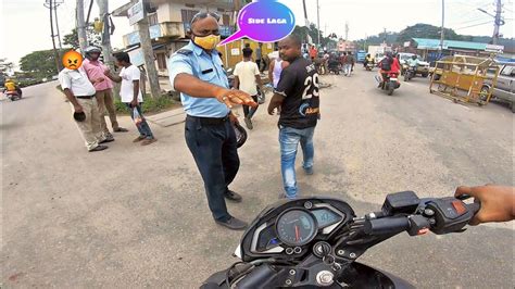 Police Ne Pakad Liaangry Cops Vs Biker Youtube