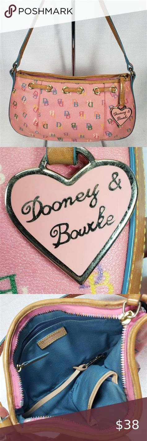 Vintage Pink Dooney Bourke D B Shoulder Bag Shoulder Bag Bags