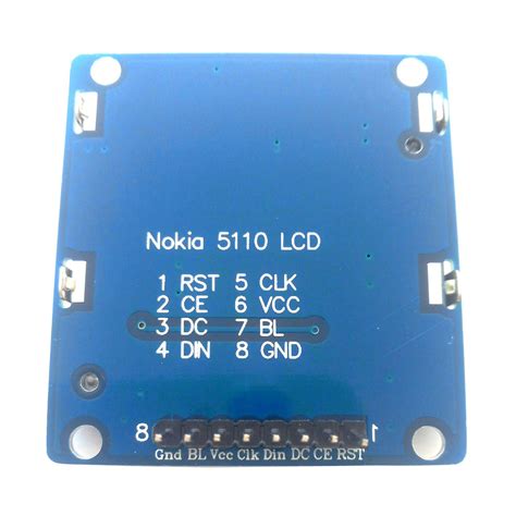 1 6 Nokia 5110 LCD Module W Blue Backlit For Arduino At Rs 185