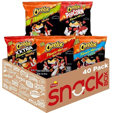 2X Cheetos Flamin Hot Spicy Variety Pack 40ct 40oz Walmart