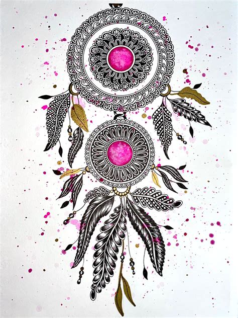 Dreamcatcher Mandala Painting By Rashi Agrawal Exotic India Art