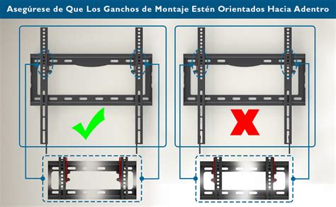 BONTEC Soporte TV Pared Para Pantallas De 26 65 Pulgadas TV Planos