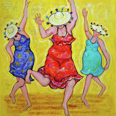 Women Dancing Painting By Rebecca Korpita Fine Art America