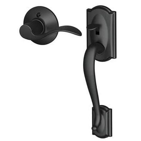 Schlage Fe285 Cam 622 Acc Lh Camelot Trim Lower Half Front Entry Handleset With Accent Left Hand