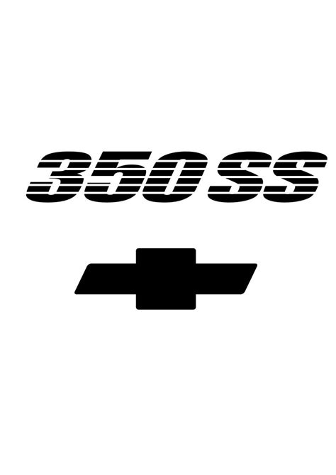 350ss And Chevy Bowtie Svg Digital Download Etsy