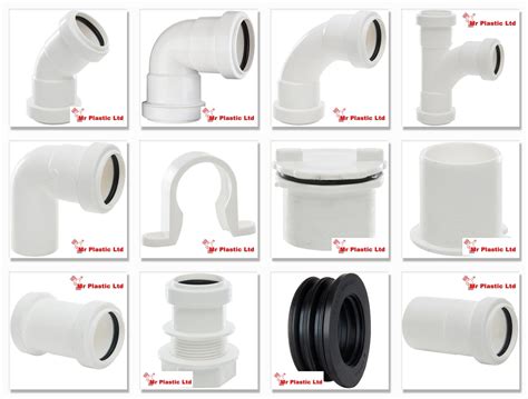 Polypipe 32mm Push Fit Waste Pipe Fittings In White Actual Size 34mm