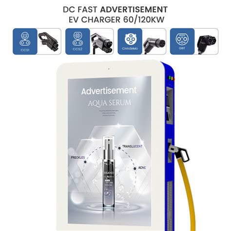 Xydf Big Screen Advertising EV Charger Fast Charging DC 60kw 120kw Gbt