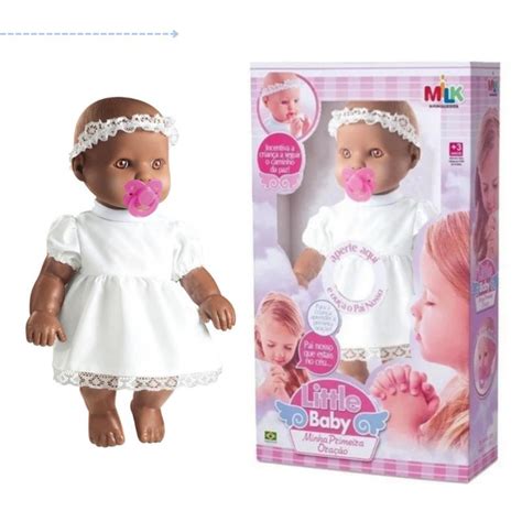 Boneca Bebe Que Fala Brinquedo Infantil Reza Ora Pai Nosso Boneco