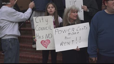 Residents In The City Of Camden Protest Costly Electric Bills